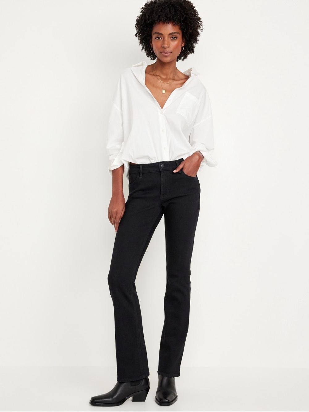 NWT Old Navy Mid-Rise Wow Boot-Cut Jeans